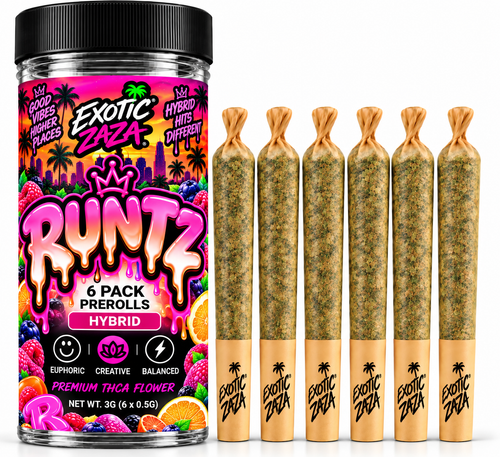 Runtz - Pre-Rolls - 6 Pack - 0.5G Each - 3G Total