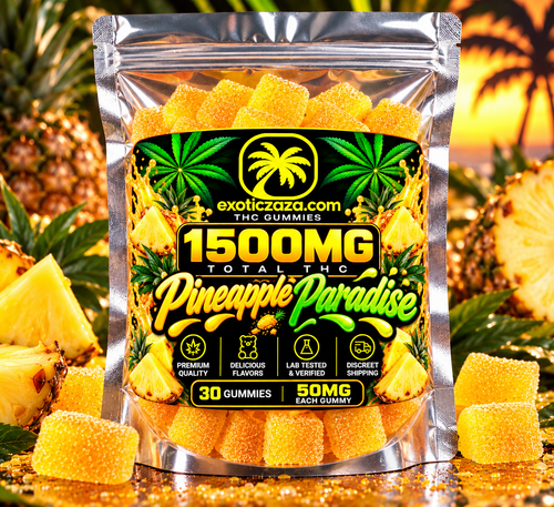 Pineapple Paradise — 1500MG High-Dose Delta-9 THC Gummies - 30