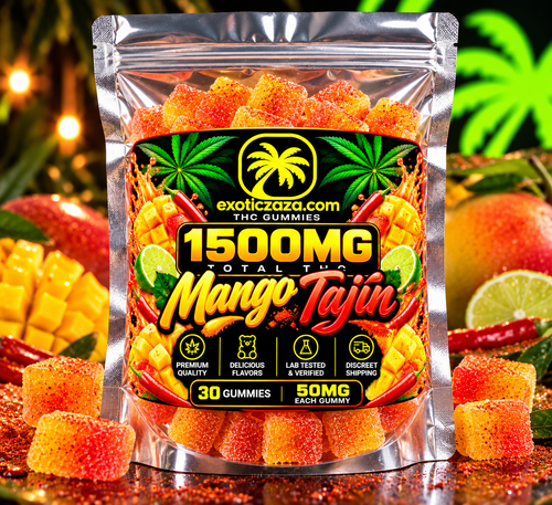Mango Tajin — 1500MG High-Dose Delta-9 THC Gummies - 30